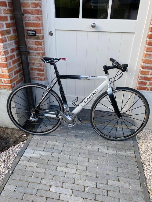 Koersfiets recht stuur, Fietsen en Brommers, Fietsen | Racefietsen, Gebruikt, Overige merken, Meer dan 20 versnellingen, 28 inch
