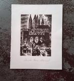 Houtsnede Doornik door Frans Masereel, Antiek en Kunst, Ophalen of Verzenden