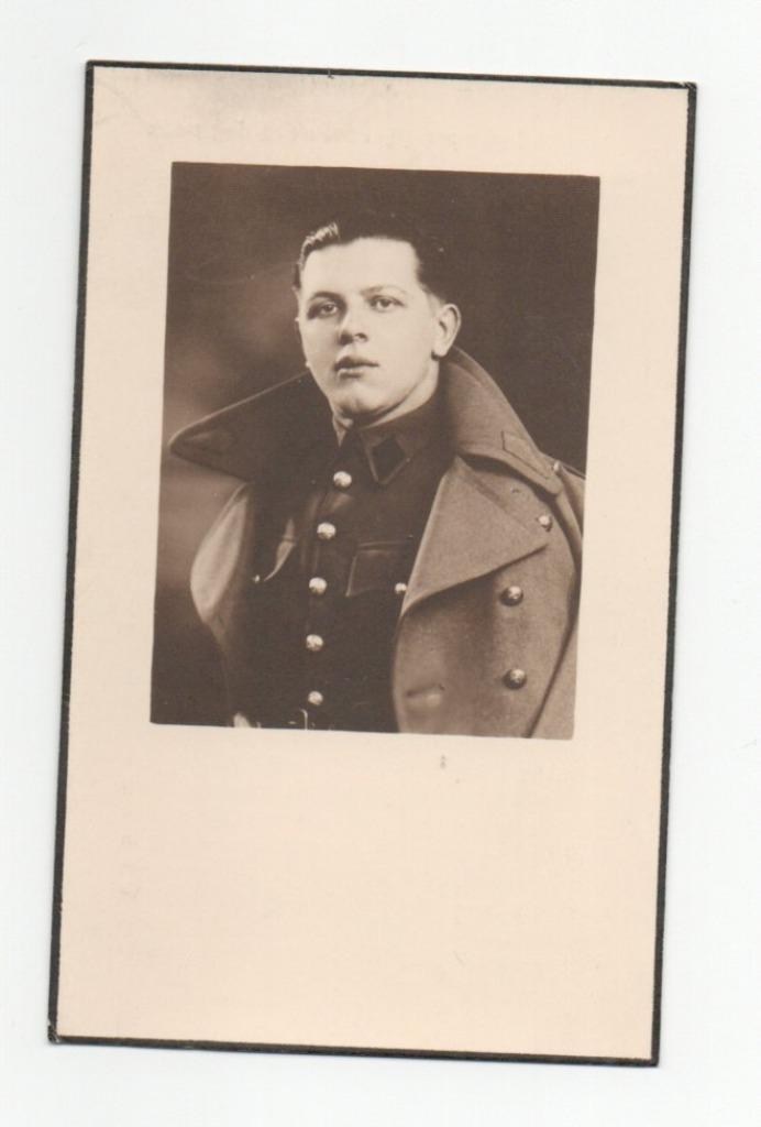 doodsprentje oorlogsslachtoffer Nijlen + Kassel 1943, Verzamelen, Bidprentjes en Rouwkaarten, Ophalen of Verzenden