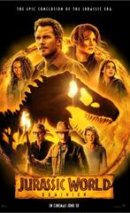 Poster Jurassic World Dominion original. (1mx70cm), Ophalen, Zo goed als nieuw