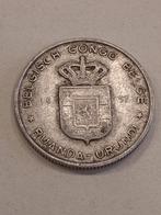 BELGISCH CONGO - RUANDA URUNDI 1 Franc 1957 - gereserv. Djak, Ophalen of Verzenden, Losse munt, Overige landen