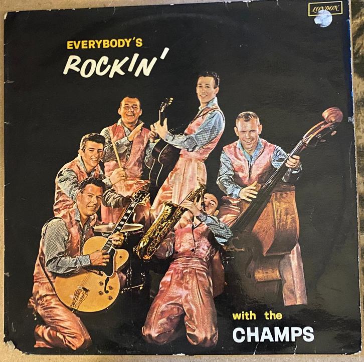 The Champs – Everybody's Rockin', CD & DVD, Vinyles | Pop, Utilisé, Avant 1960, 12 pouces, Enlèvement ou Envoi