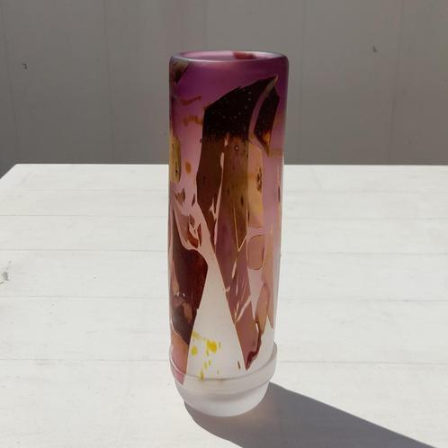 Vase de Louis Leloup du Val Saint Lambert. Signé, Antiek en Kunst, Antiek | Glaswerk en Kristal, Ophalen