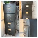 Ancien classeur armoire en métal 4 tiroirs Dossierkast 50’s, Ophalen