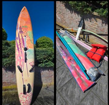 Planche à voile, Bic Lambada et nombreux  accessoires, Enlèvement, Comme neuf, Planche
