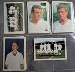 FOOTBALL OL.CHARLEROI 4 CARTES TRÈS RARES EN FORME DE FEUILL, Enlèvement ou Envoi