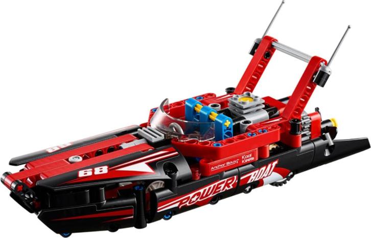 Lego Technic 42089 - Power Boat, Kinderen en Baby's, Speelgoed | Duplo en Lego, Zo goed als nieuw, Lego, Complete set, Ophalen of Verzenden