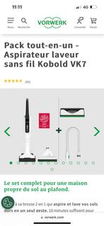 Pack tout-en-un - Aspirateur laveur sans fil Kobold VK7, Elektronische apparatuur, Stofzuigers, Nieuw, Stofzuiger