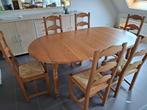 Tafel en stoelen, Huis en Inrichting, Tafels | Eettafels, Ophalen, Zo goed als nieuw