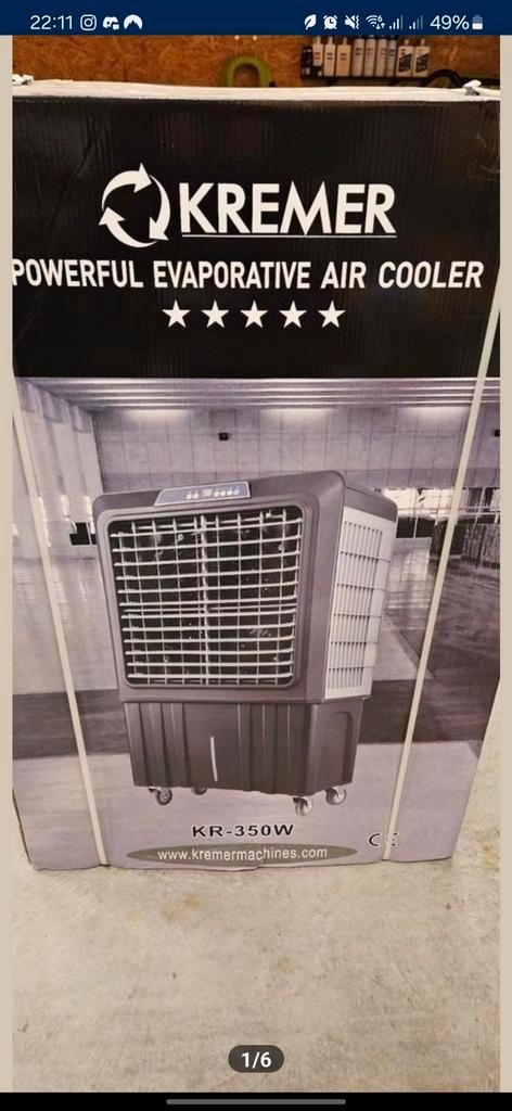 Kremer KR-350W Luchtkoeler, Elektronische apparatuur, Airco's, Zo goed als nieuw, Afstandsbediening, Timer, Ophalen