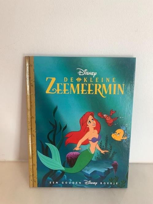 Een gouden Disney Boekje - De Kleine Zeemeermin, Boeken, Kinderboeken | Jeugd | onder 10 jaar, Gelezen, Ophalen of Verzenden