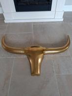 Buffelkop goud metaal, Ophalen of Verzenden, Zo goed als nieuw