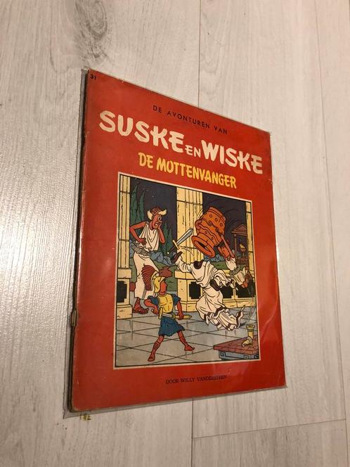 De Mottenvanger Suske en Wiske Rode Reeks Vlaams, Boeken, Stripverhalen, Gelezen, Meerdere stripboeken, Ophalen of Verzenden