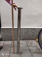 chrome tafelpoot, Ophalen, Gebruikt, 50 tot 100 cm, Overige materialen