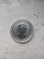Canada zilveren 5 dollar munt, Postzegels en Munten, Ophalen of Verzenden, Noord-Amerika, Losse munt, Zilver