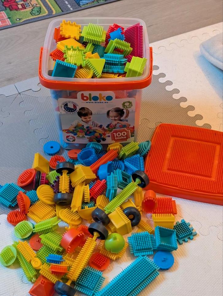 Bloko – uitgebreide set (meer dan 100 stuks), Kinderen en Baby's, Speelgoed | Bouwstenen, Ophalen