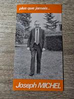 naamkaartje gesigneerd , Joseph Michel, Ophalen of Verzenden, Zo goed als nieuw