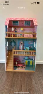 Houten poppenhuis, Ophalen, Zo goed als nieuw, Poppenhuis