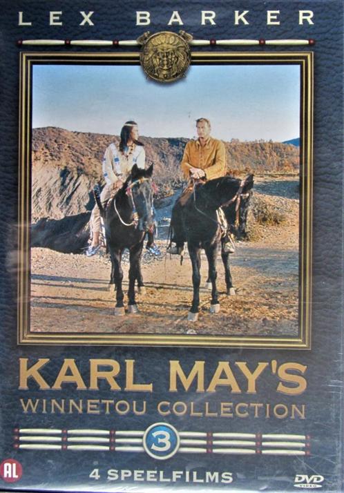 DVD BOX- WESTERN- KARL MAY'S WINNETOU COLLECT. 3 (LEX BARKER, Cd's en Dvd's, Dvd's | Klassiekers, Zo goed als nieuw, Overige genres