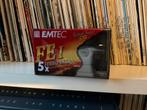 Paquet de 5 cassettes CD EMTEC BASF 90 Ferro Extra, Enlèvement ou Envoi, Neuf, dans son emballage