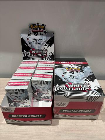 White Flare Booster Bundle (6 Packs) Reshiram Pokemon TCG beschikbaar voor biedingen
