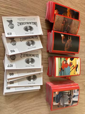 Panini The incredibles 2 lot van meer dan 650 stickers beschikbaar voor biedingen
