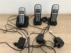 Téléphones, 3 combinés Siemens Gigaset A160, Télécoms, Enlèvement, Utilisé, 3 combinés