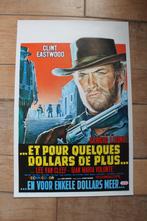 filmaffiche Clint Eastwood For A Few Dollars More filmposter, Rechthoekig Staand, Ophalen of Verzenden, Zo goed als nieuw, A1 t/m A3