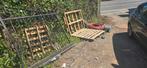 Gratis brandhout 4 kleine palleten 1 groot van 4 meter lang, Minder dan 3 m³, Ophalen, Overige houtsoorten, Blokken