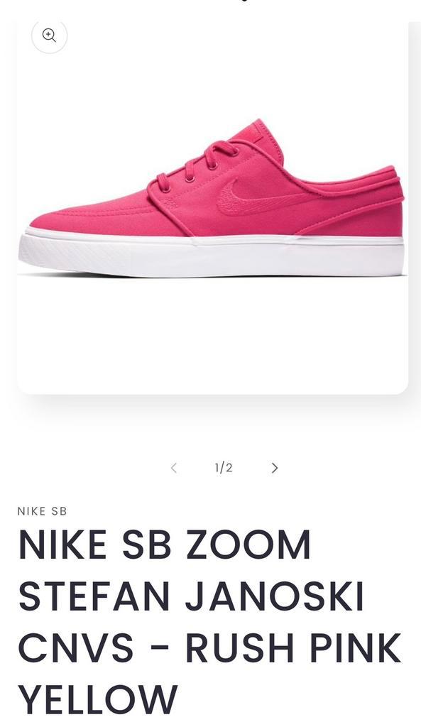 NIKE SB ZOOM - STEFAN JANOSKI - RUSH PINK YELLOW, Kleding | Heren, Schoenen, Zo goed als nieuw, Sneakers, Overige kleuren, Ophalen of Verzenden