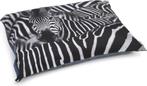 Beeztees zebra hondenkussen 100x70 cm nieuw, Dieren en Toebehoren, Hondenmanden, Nieuw, Ophalen of Verzenden, Katoen