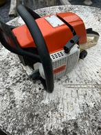 Stihl 038 kettingzaag, Ophalen, Gebruikt