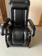 Relax stoel  van J&A zo goed als nieuw, Huis en Inrichting, Stoelen, Leer, Bruin, Zo goed als nieuw, Eén
