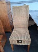 4 stoelen, Riet of Rotan, Gebruikt, Ophalen