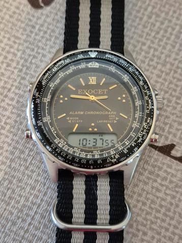 Vintage horloge ana-digi alarm chronograph verzameling  beschikbaar voor biedingen