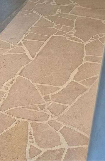 Overschot flagstone tegels natuursteen beschikbaar voor biedingen