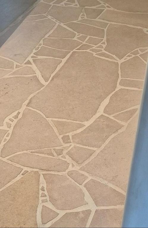 Overschot flagstone tegels natuursteen, Tuin en Terras, Tegels en Klinkers, Natuursteen, Ophalen