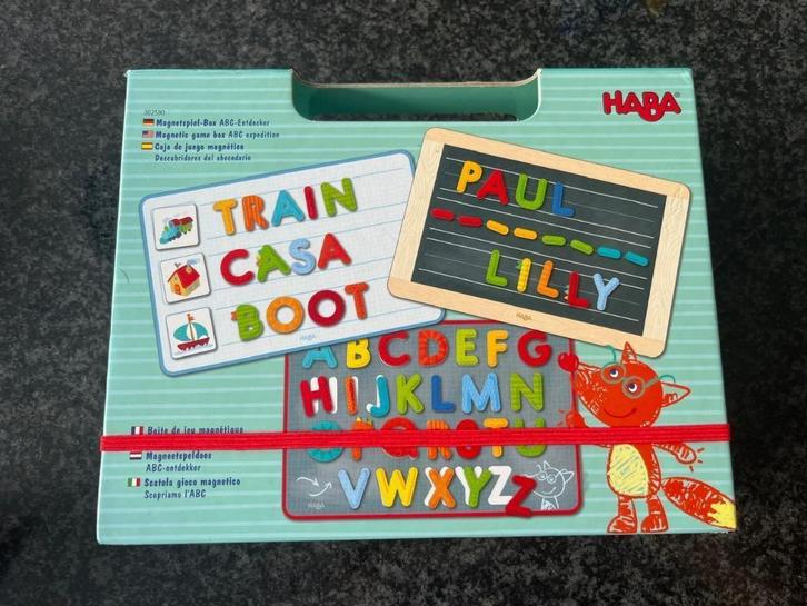 HABA magnetische letterdoos, Kinderen en Baby's, Speelgoed | Educatief en Creatief, Ophalen of Verzenden