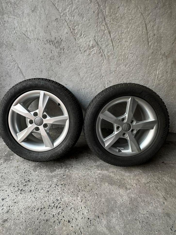 Pneus hiver Audi A3 avec jantes alu d’origine, Auto-onderdelen, Banden en Velgen, Band(en), Winterbanden, Ophalen