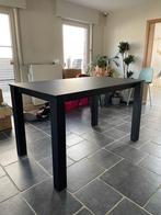 Bar-/eettafel uitschuifbaar - matzwart, Ophalen, 50 tot 100 cm, Zo goed als nieuw, Vijf personen of meer