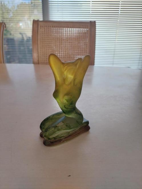Glazen vrouw beeldje, Antiek en Kunst, Curiosa en Brocante, Ophalen of Verzenden