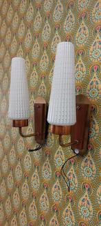Set wandlampen 1950s, Gebruikt, Ophalen of Verzenden