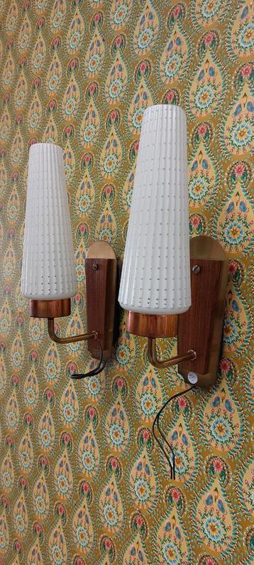 Set wandlampen 1950s
