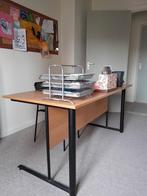 Bureau bruin zwart., Huis en Inrichting, Bureaus, Ophalen, Gebruikt, Bureau