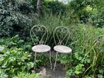 6  romantische tuinstoelen - Metaal 20€/stoel, Tuin en Terras, Tuinstoelen, Gebruikt, Metaal, Stapelbaar, Ophalen