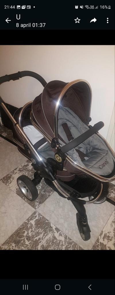 Bruine iCandy Peach Blossom Pushchair twin, Kinderen en Baby's, Buggy's, Ophalen