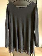 Zacht zwart truitje met kant, Kleding | Dames, Maat 38/40 (M), Verzenden, Zwart, Zo goed als nieuw