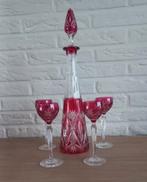 Val Saint lambert karaf met glazen, Antiek en Kunst, Antiek | Glaswerk en Kristal, Ophalen