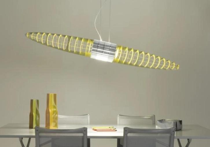 Luceplan Titania Hanglamp, Huis en Inrichting, Lampen | Hanglampen, Gebruikt, 75 cm of meer, Kunststof, Metaal, Ophalen