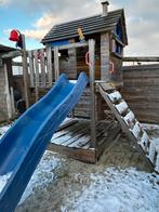 Speeltuig met schuifaf, schommel, klimladder en zandbak, Kinderen en Baby's, Speelgoed | Buiten | Speeltoestellen, Ophalen, Gebruikt